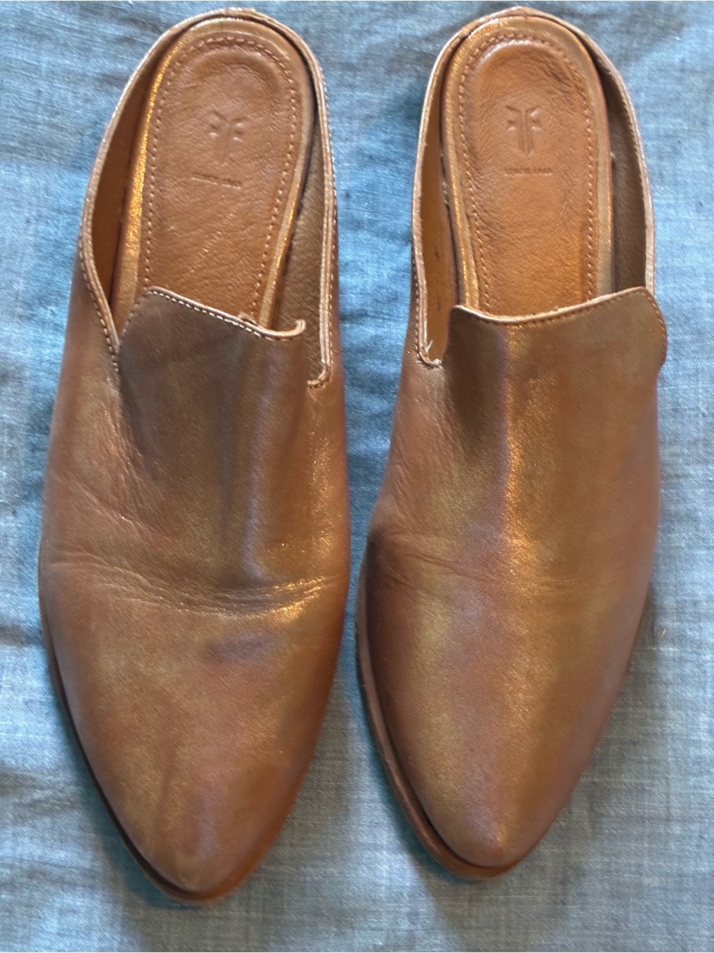 Frye - pink/brown  Leather Slip-On Mule - Classic Casual Loafer